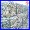 hot-dipped galvanized hexagonal gabion mesh / gabion cages for sale